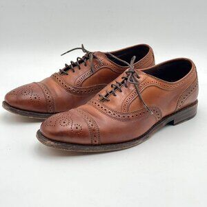 Allen Edmonds "The Bartlett" Independence Collection Oxford Shoes Brown Sz 10